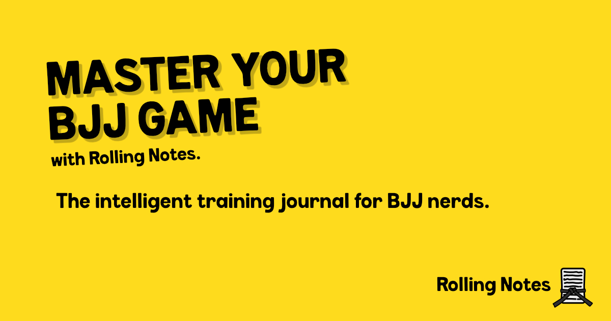 Rolling Notes BJJ Journal