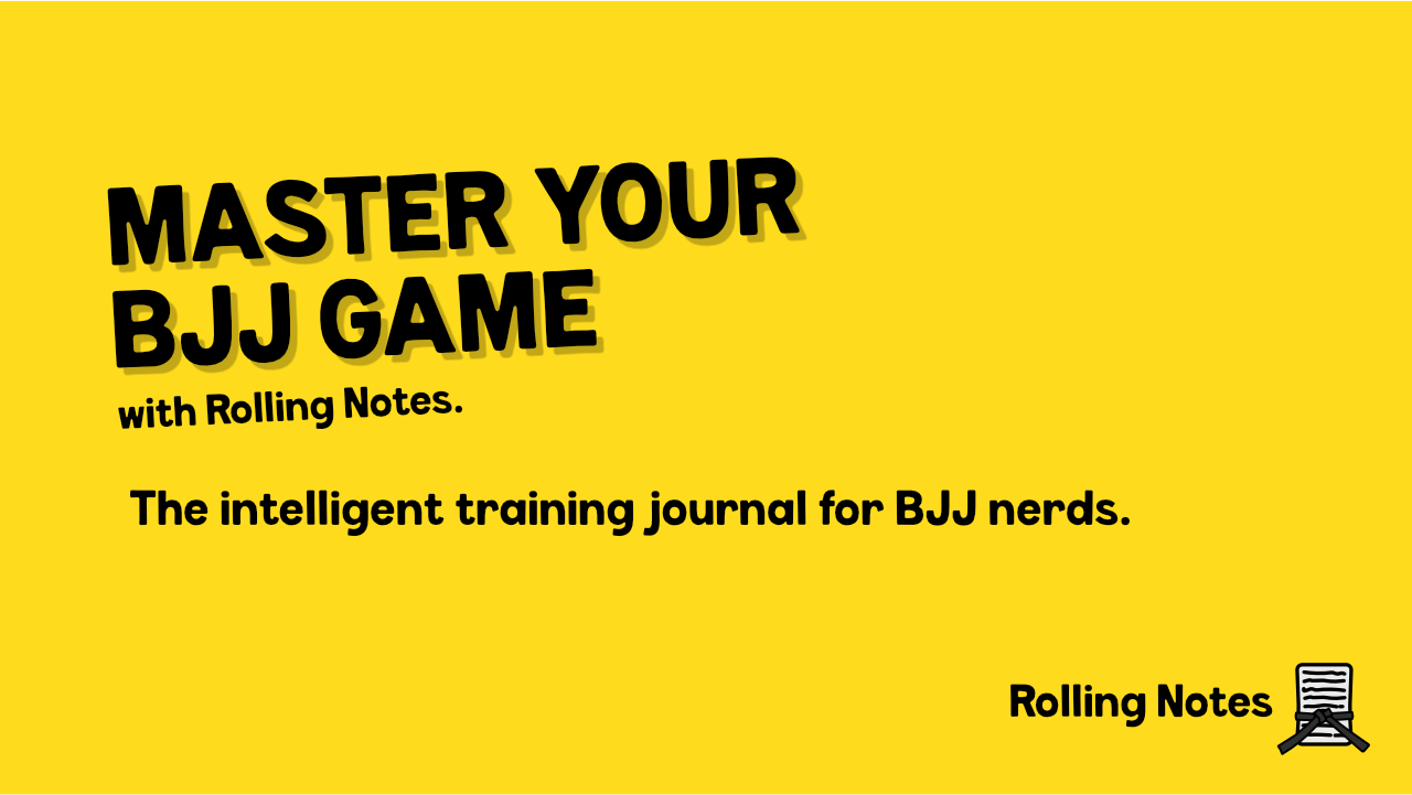 Rolling Notes BJJ Journal
